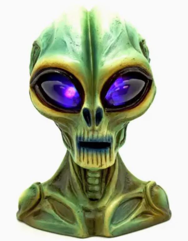 Statue - Alien Led Eyes
