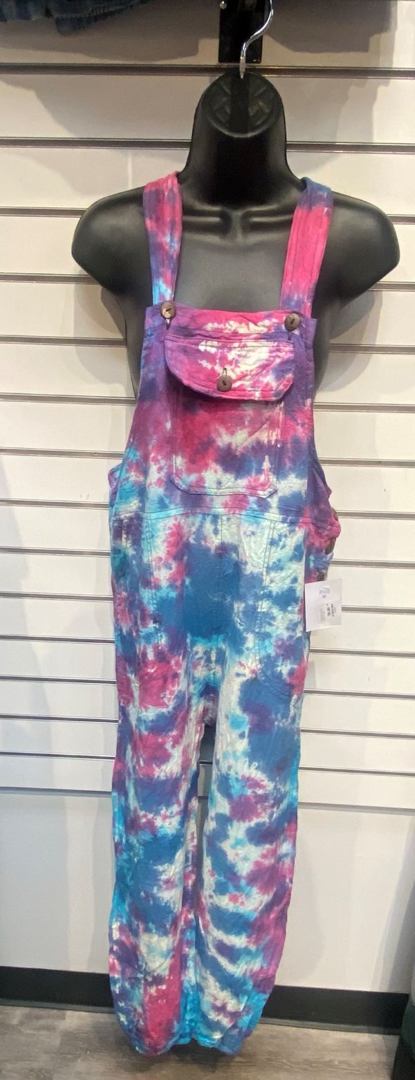 Overalls - Tie Dye - Assorted Colors