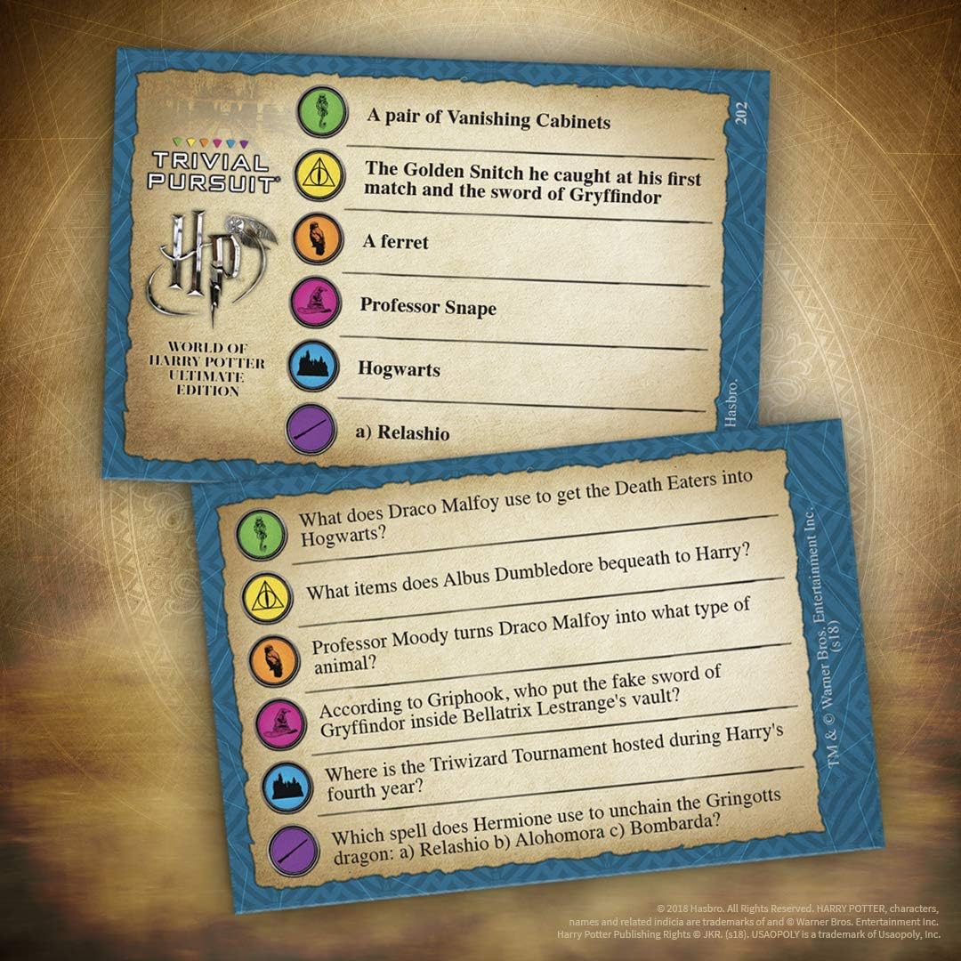 Game - Trivial Pursuit Harry Potter