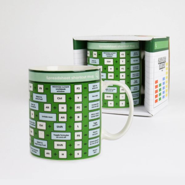 Mug - Spreadsheet Short Cut-hotRAGS.com