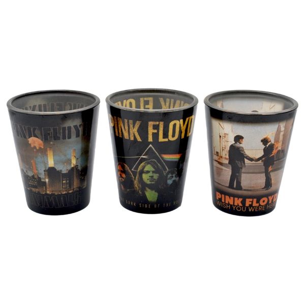 Shot Glass - Pink Floyd Set Of 3-hotRAGS.com