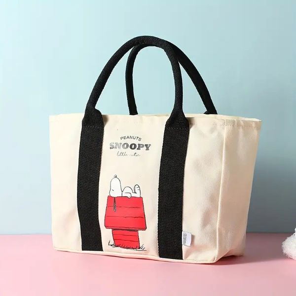Bag - Tote Snoopy On Doghouse