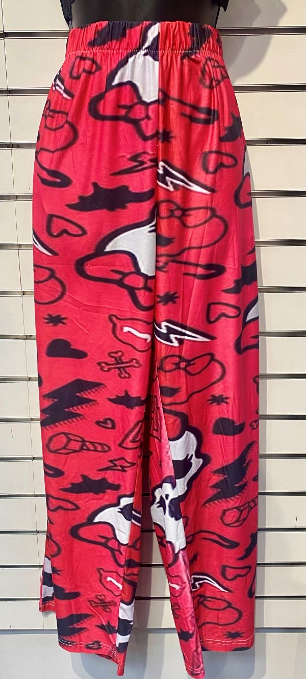 Pants - Lounge Skull Bow