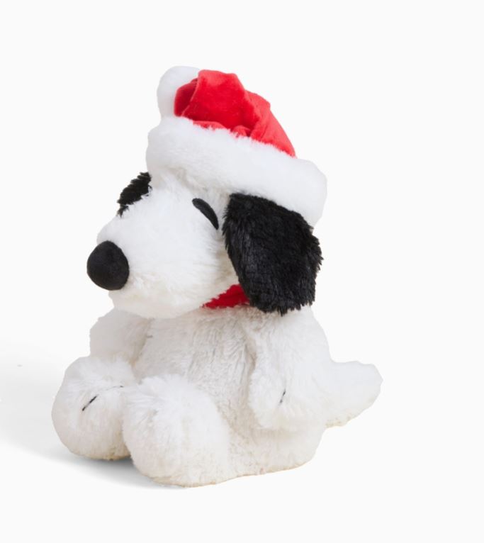 Warmies - Plush Snoopy Santa Hat
