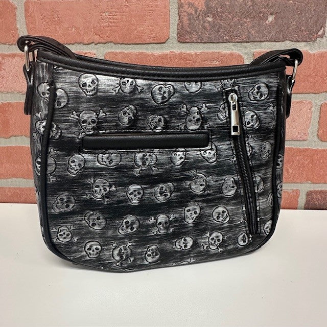 Bag - Skull Zipper Carry Conceal