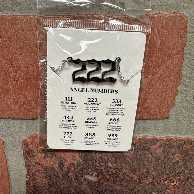 Necklace - Angel 222 - Silver