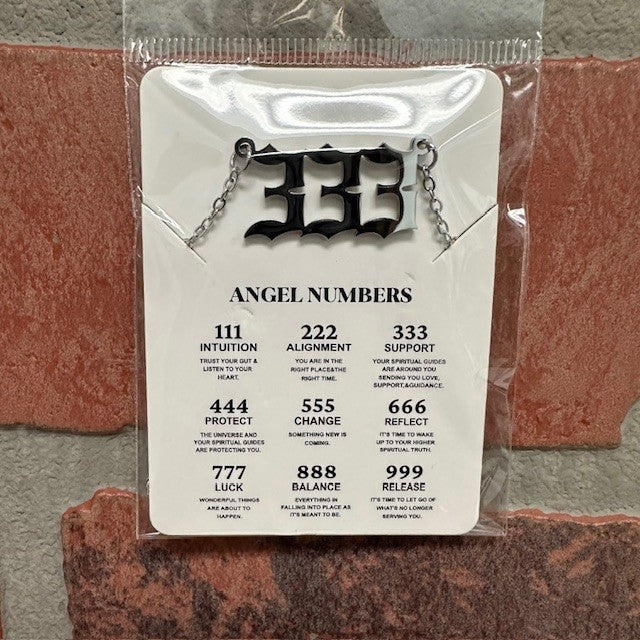 Necklace - Angel 333 - Silver