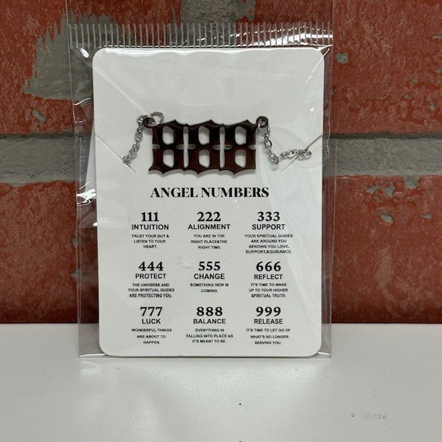 Necklace - Angel 888 - Silver