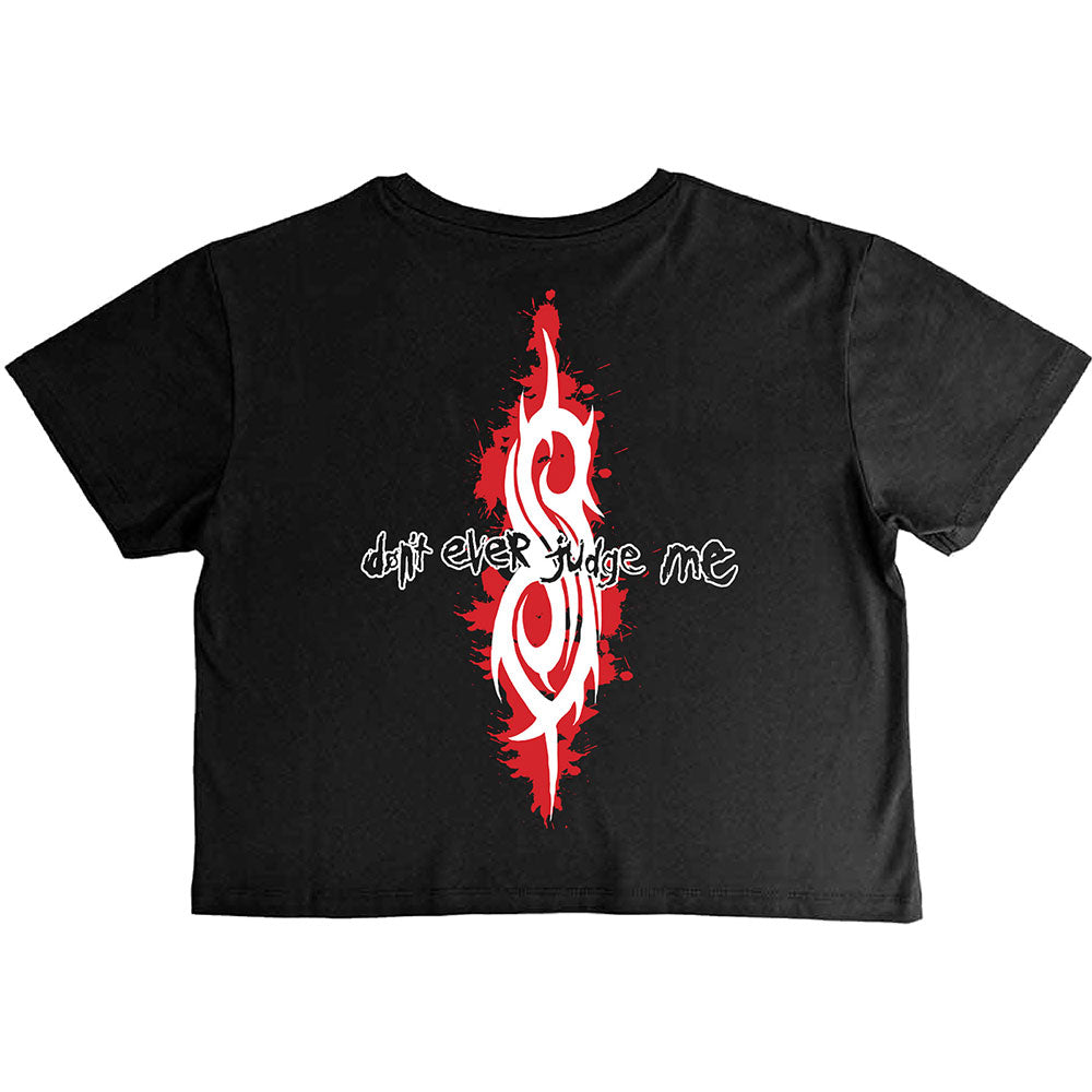 T Shirt - Crop Slipknot - Don't Ever Judge Me