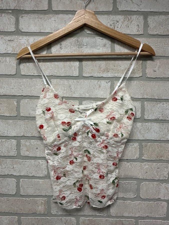 Jr Tank Top - Cherry Mesh