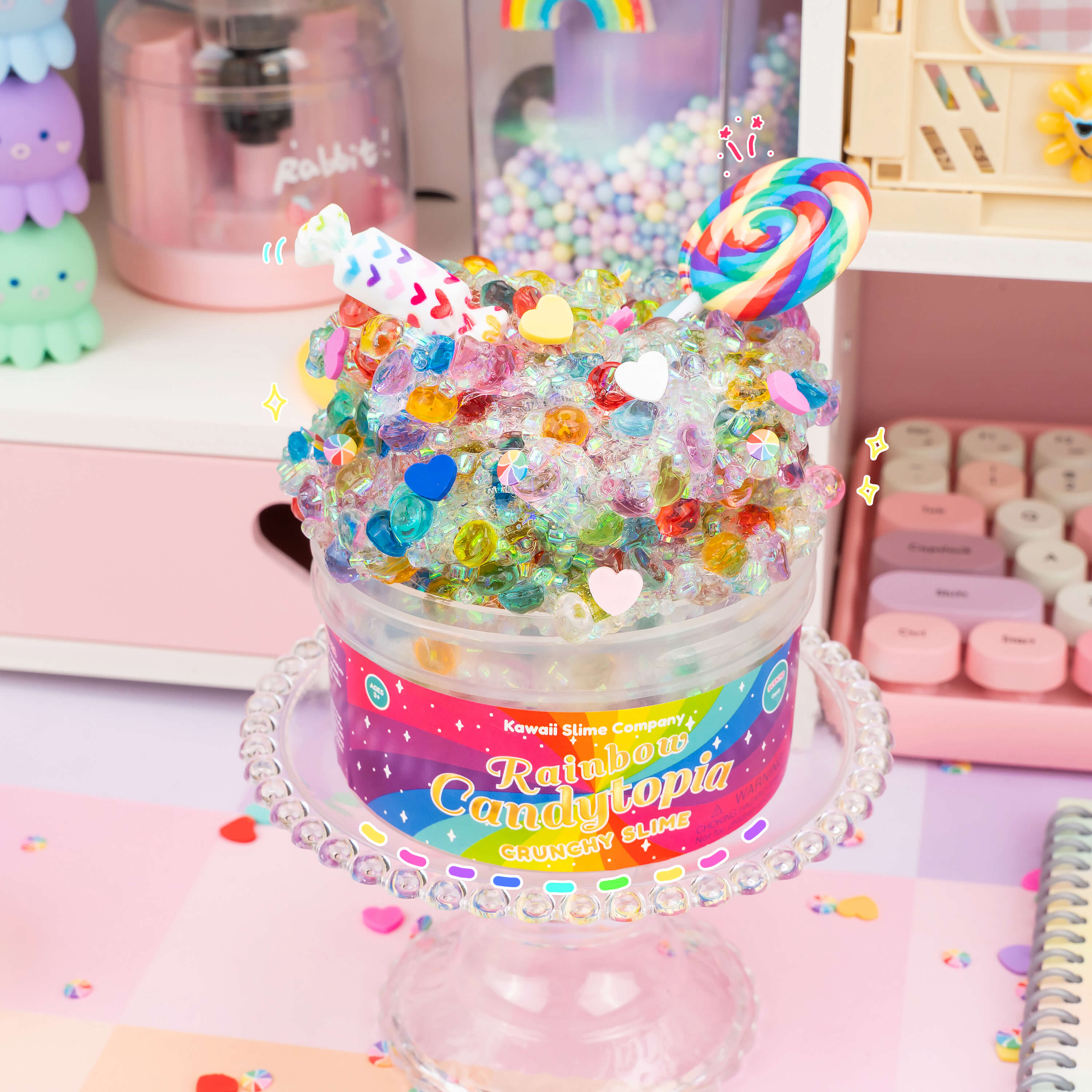 Slime Candy - Rainbow Crunchy Slime - hotRAGS.com