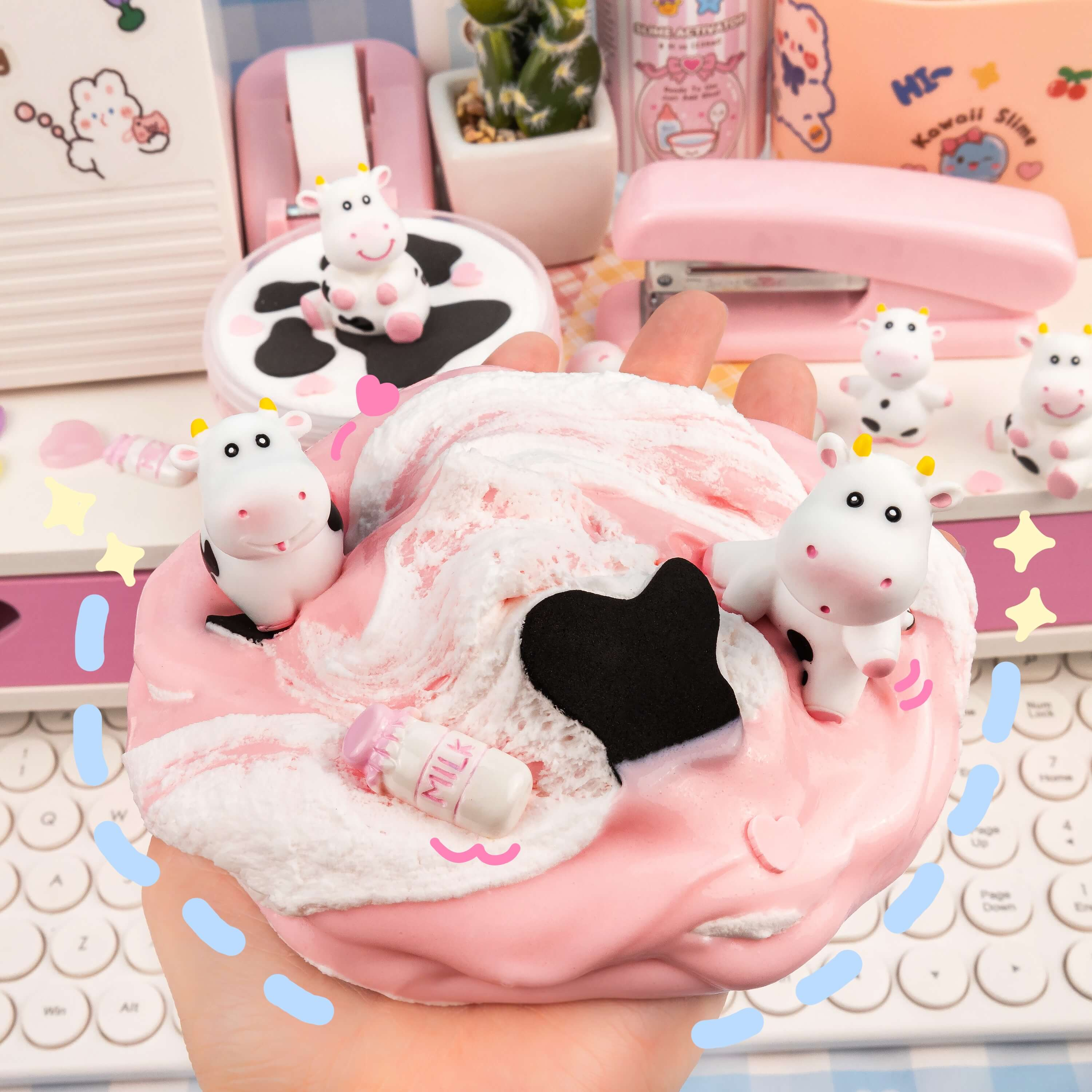 Slime Candy - Straw Dairy Cow 2 In 1 - hotRAGS.com