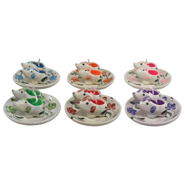 CANDLE - BABY ELEPHANT ASSORTED