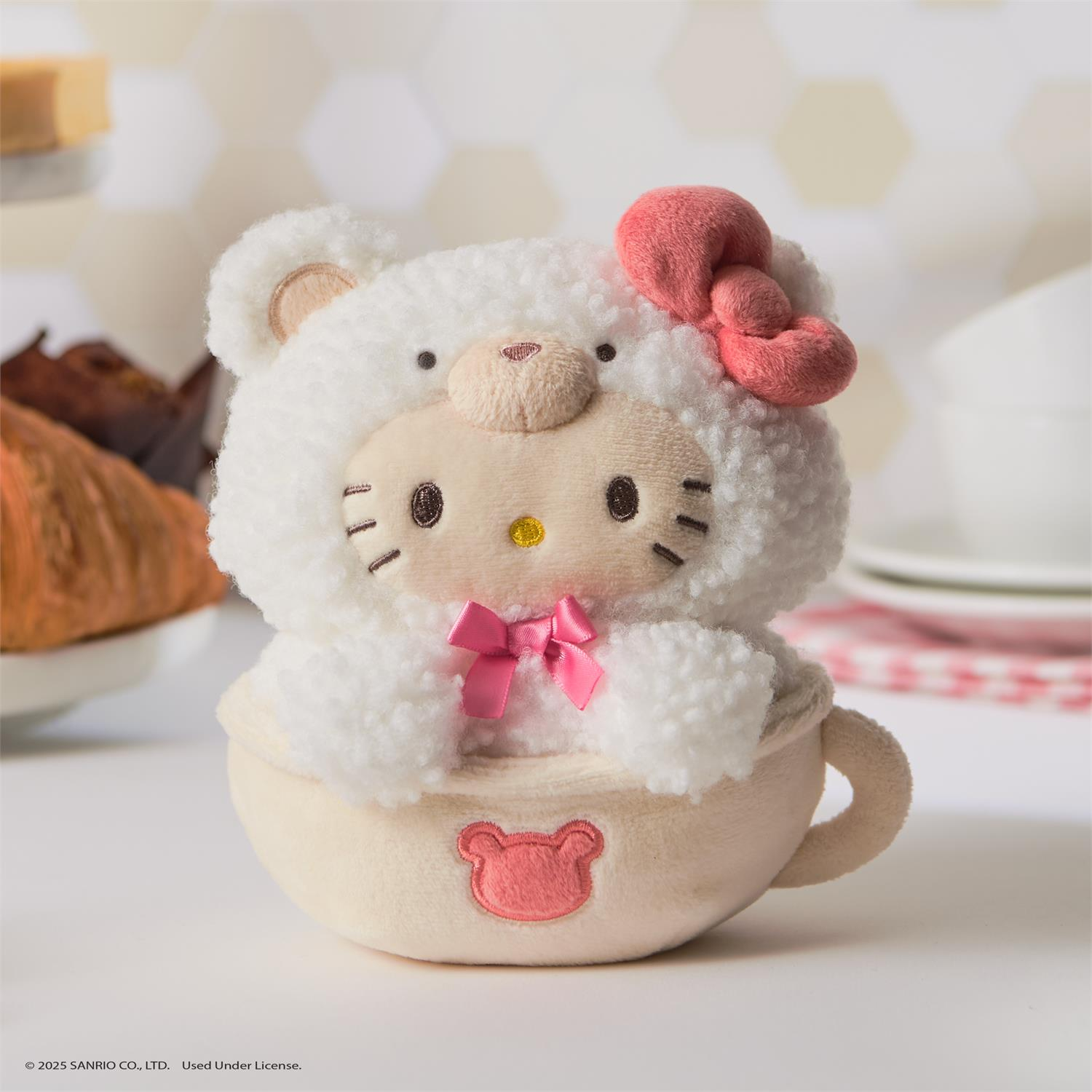 Plush - Hello Kitty Catz Latte - 6 In