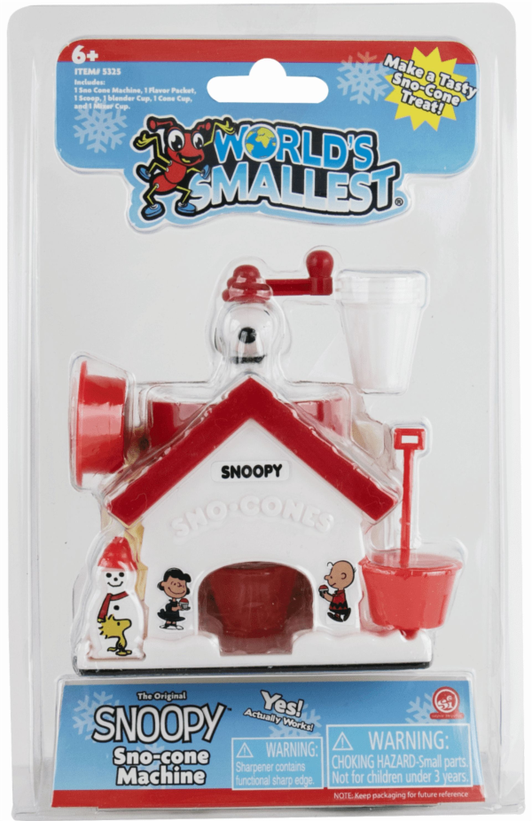 TOY - World's Smallest SNOOPY SNOW CONE