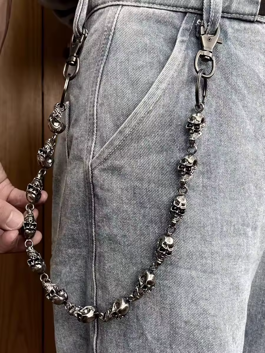 WALLET CHAIN - KEY CHAIN SKULL