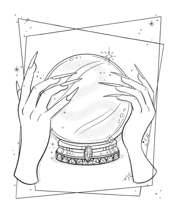 Book - Coloring Book Witchcraft - hotRAGS.com