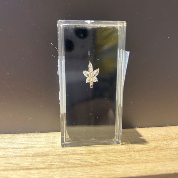 Belly Ring - Hinged Butterfly - Gold