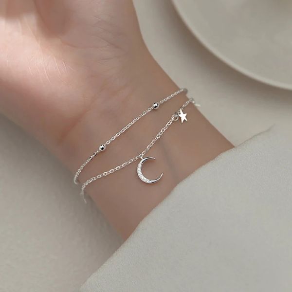 BRACELET - STAR MOON SILVER
