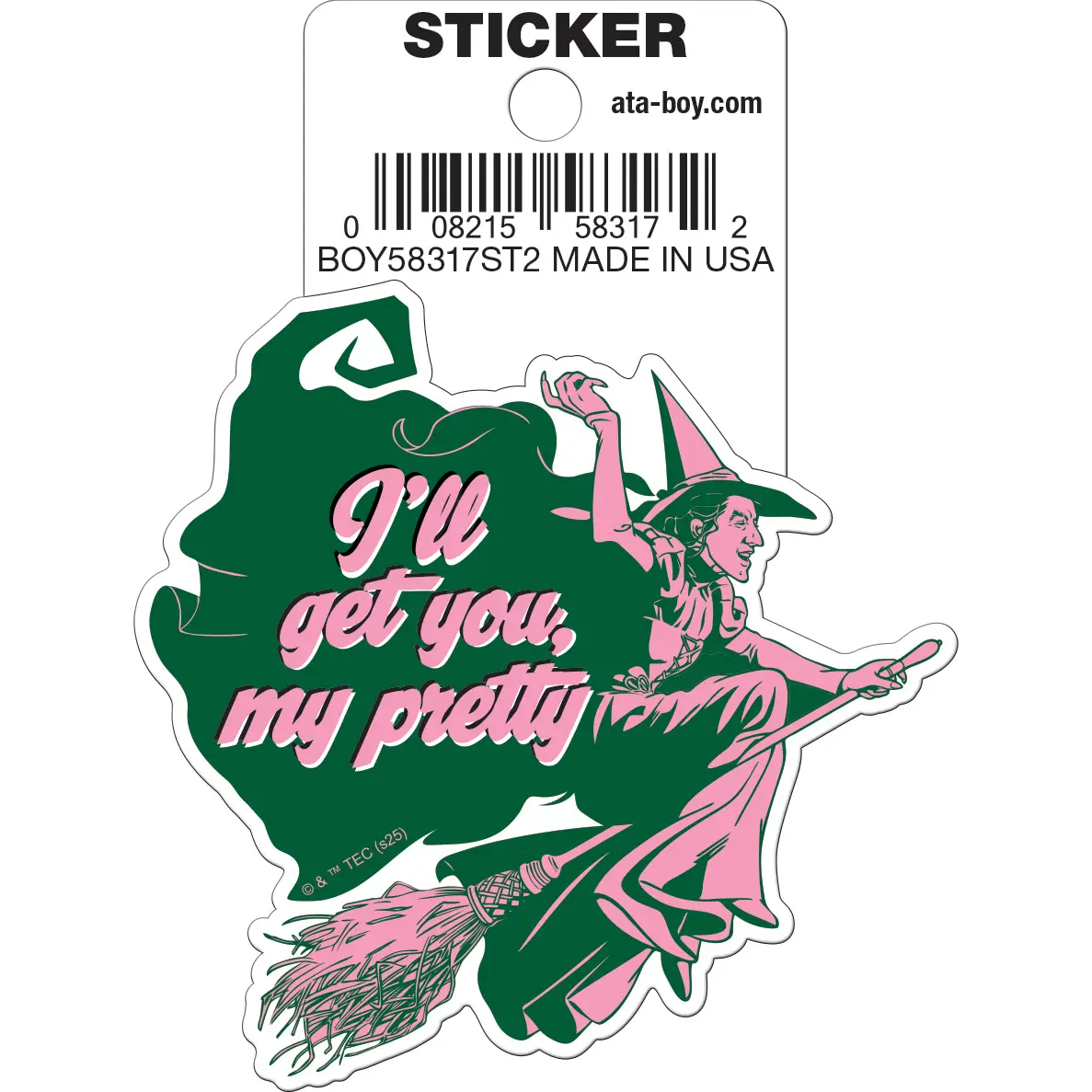 Sticker - Wizard Of Oz Wicked - hotRAGS.com