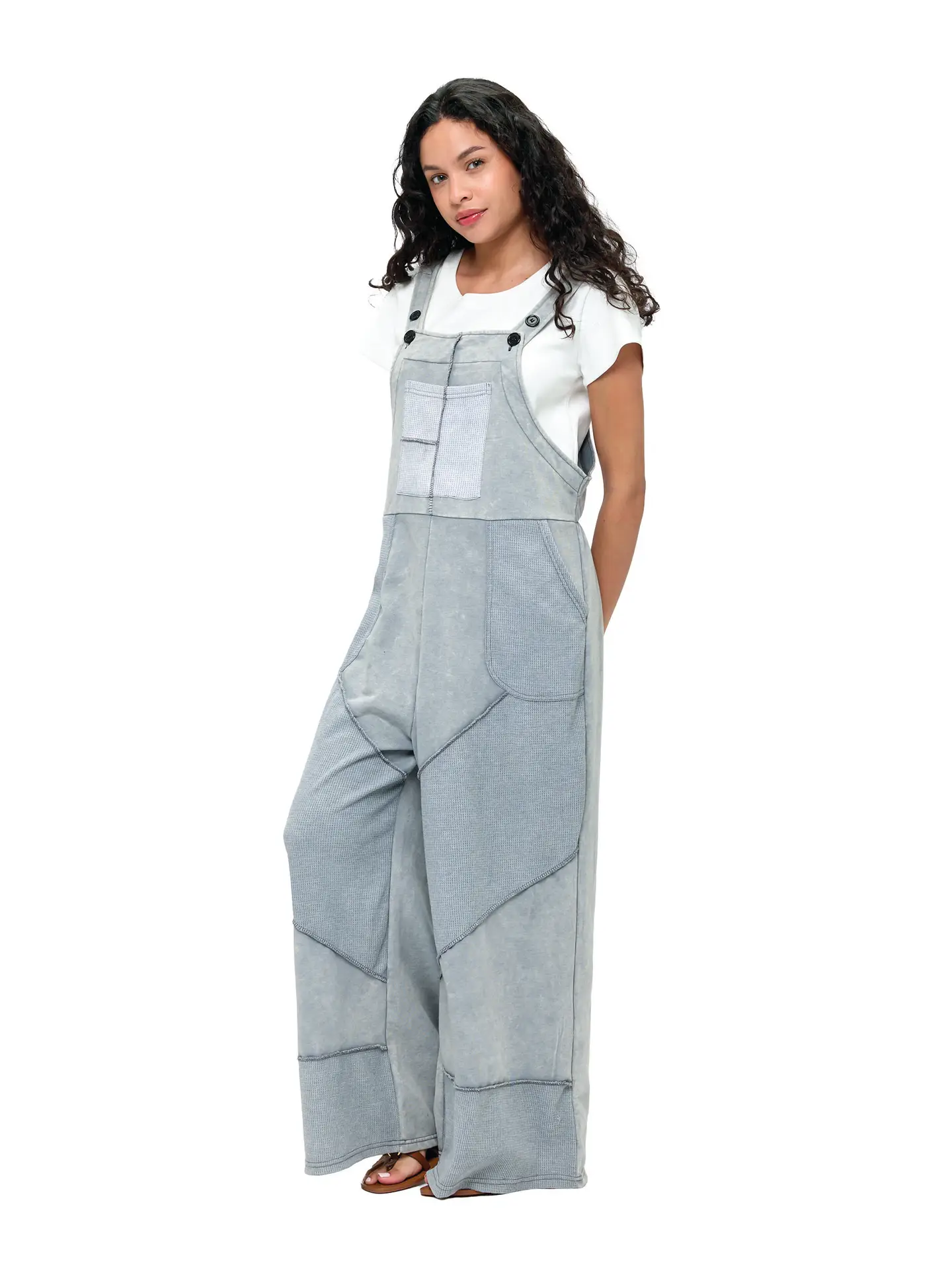 Overall - Patchwork Free Spirit - Grey