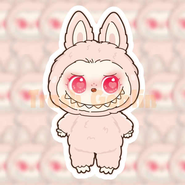 Sticker - Monster Baby Pink - hotRAGS.com