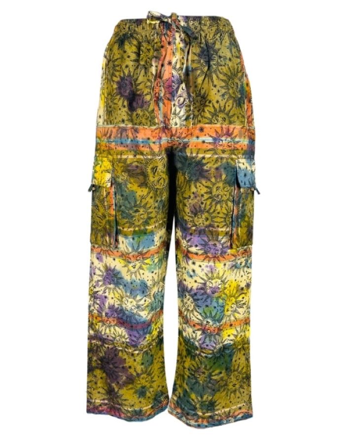 Pant - Celestial Sun Moon Boho