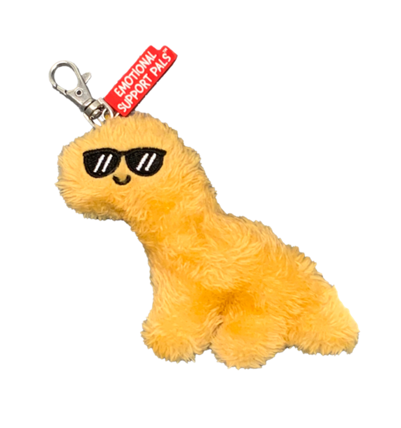 Keychain - Emotional Support Dino Nugget