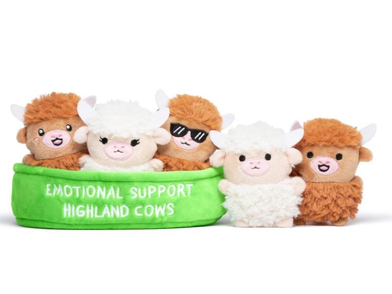 Plush - Emotional Support Highland Cows