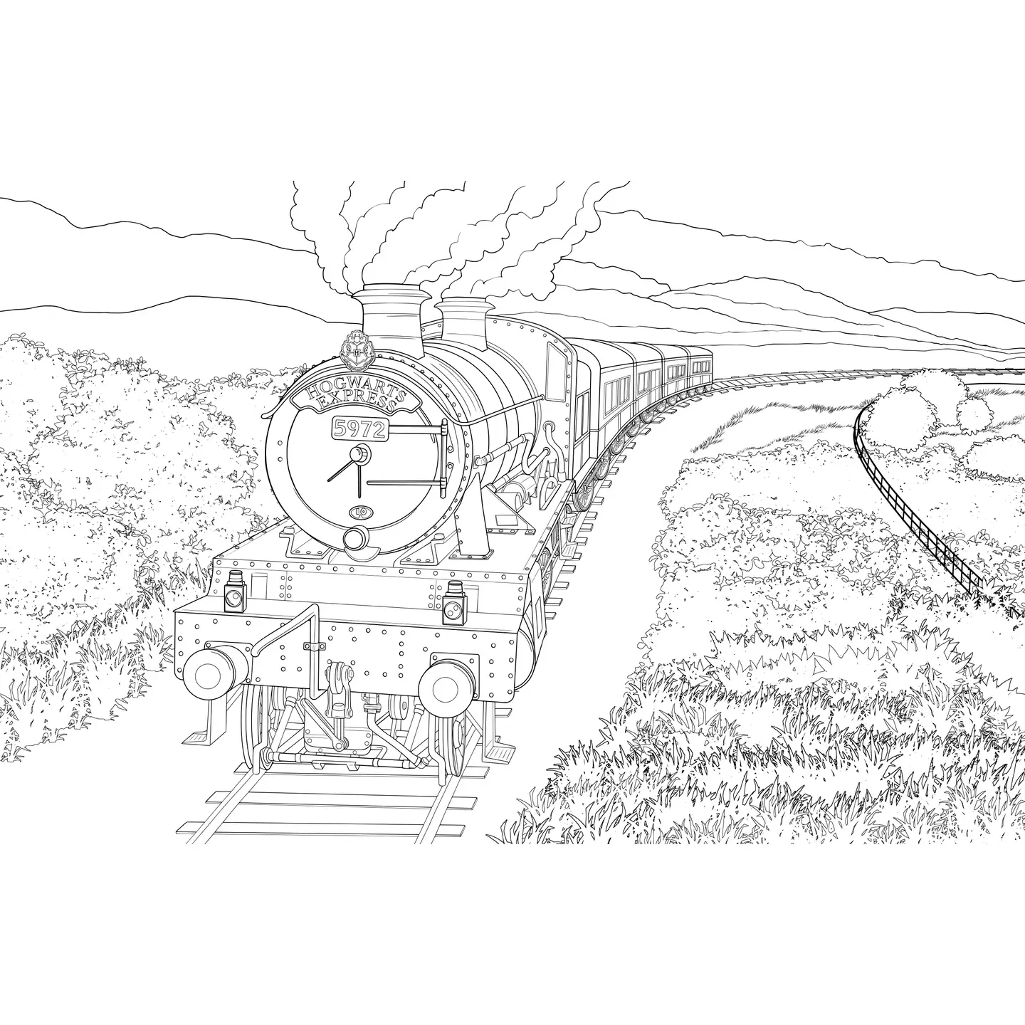 Coloring Book - Harry Hogwarts - hotRAGS.com