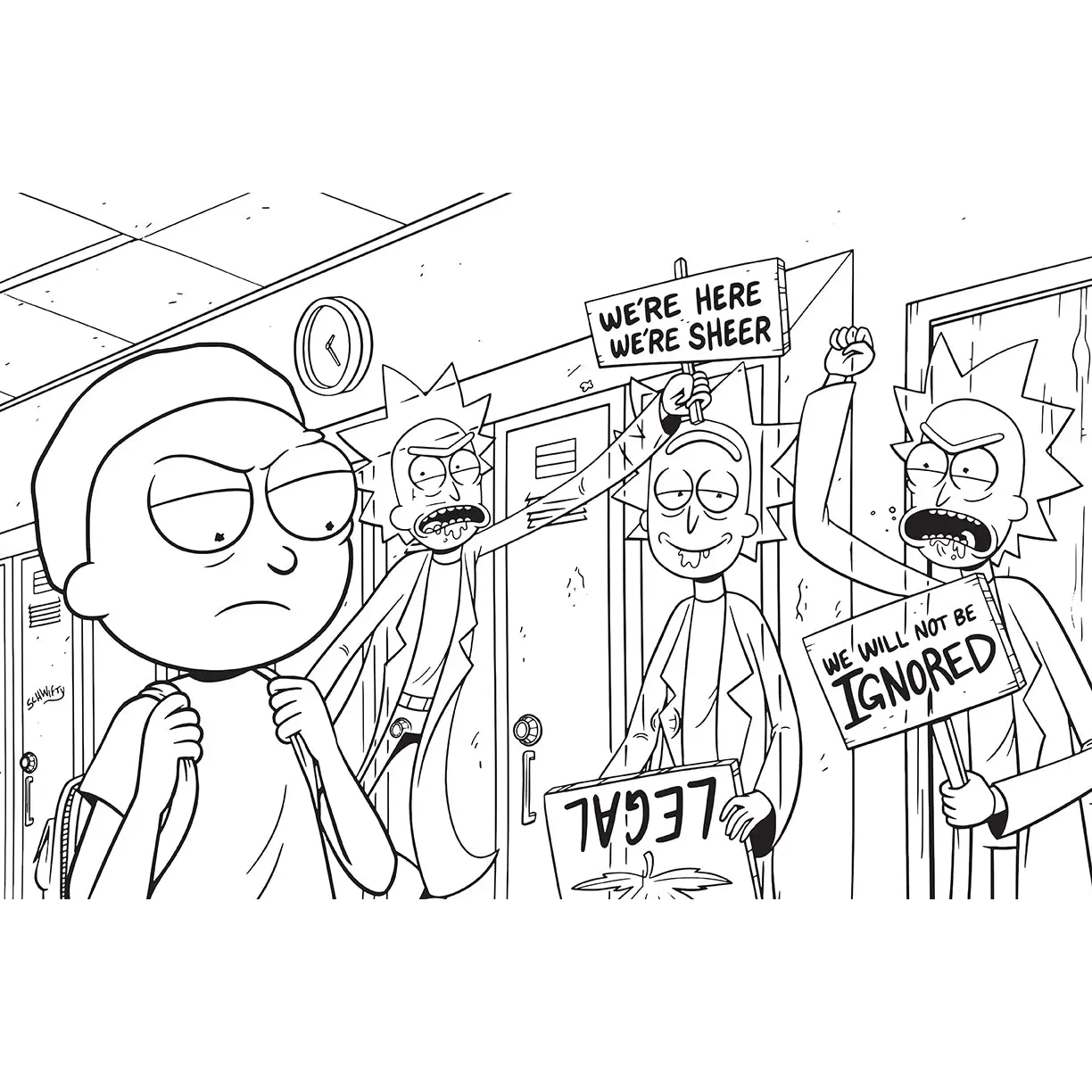 Coloring Book - Rick Morty - hotRAGS.com