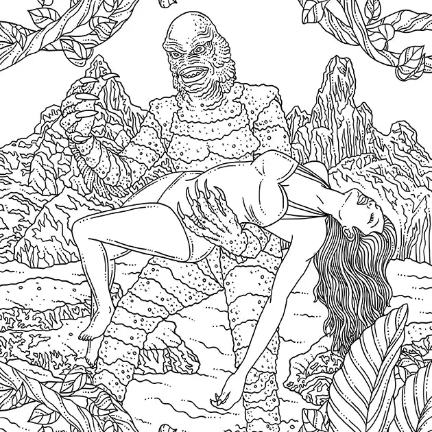 Coloring  Book - Universal Monsters - hotRAGS.com
