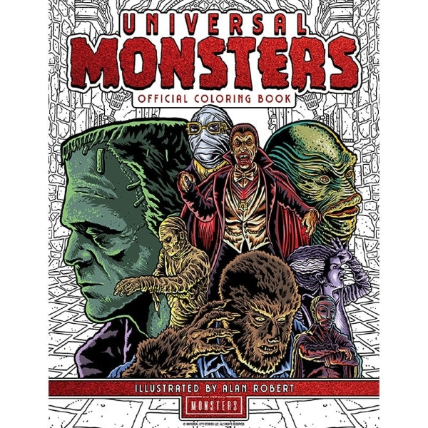 Coloring  Book - Universal Monsters - hotRAGS.com