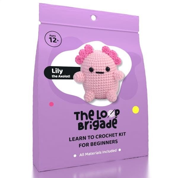 Toy - Crochet Mini Axolotl - hotRAGS.com