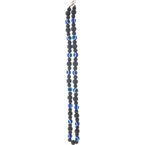 Necklace - 6-8mm Bead Evil Eye - hotRAGS.com