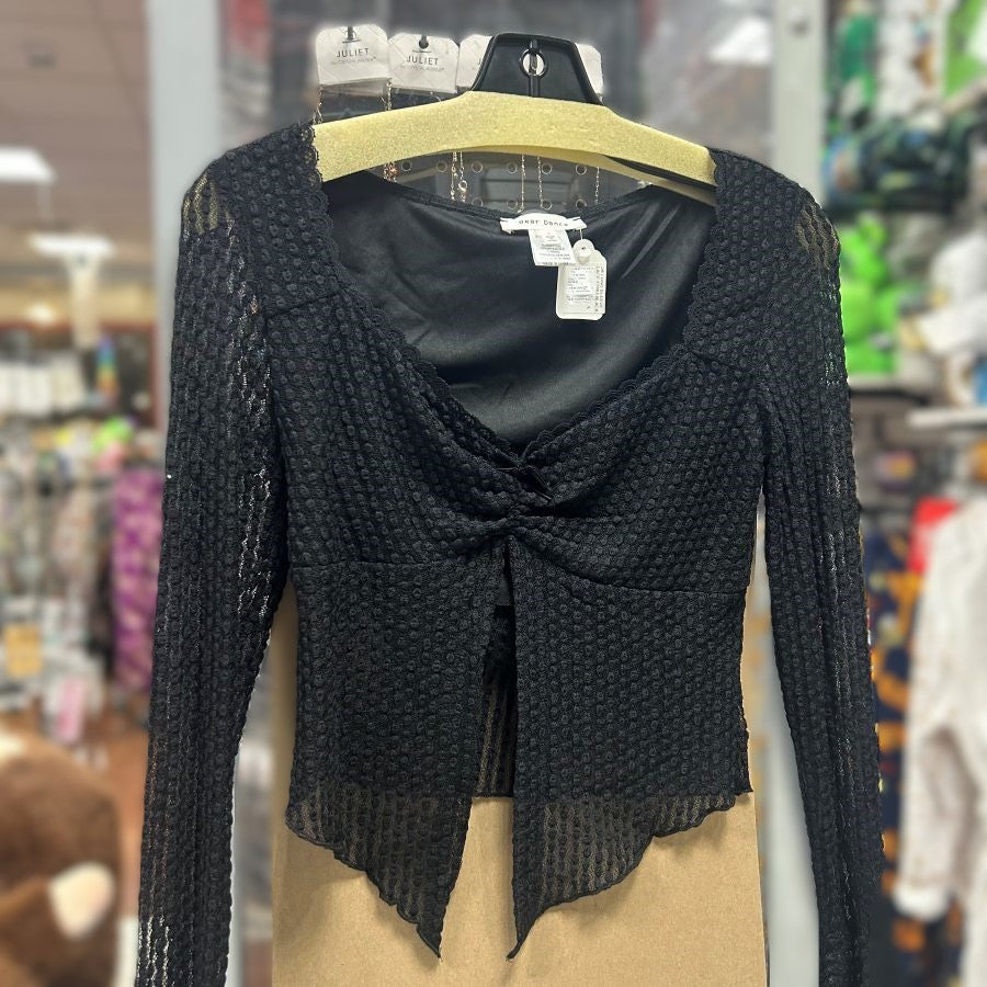 Jr Long Sleeve  - Lace Black - hotRAGS.com