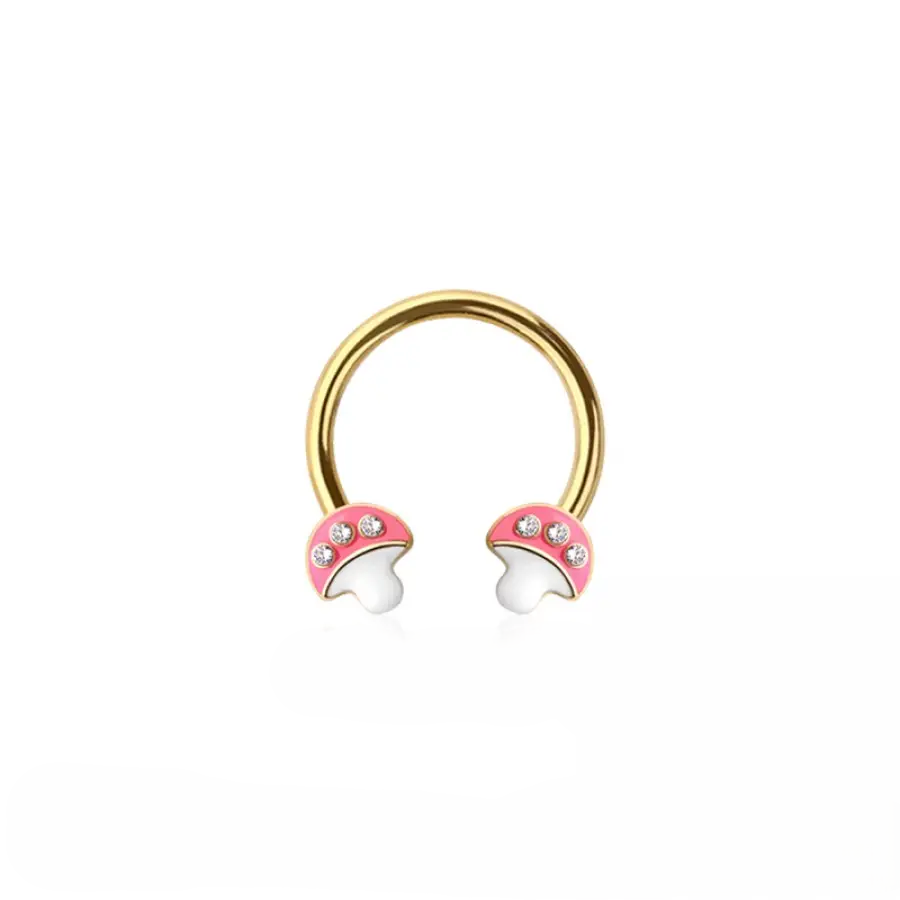 Horseshoe - 16g Mushroom Gold
