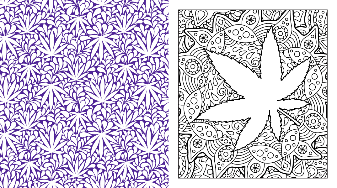 Coloring Book - Color Me Cannabis