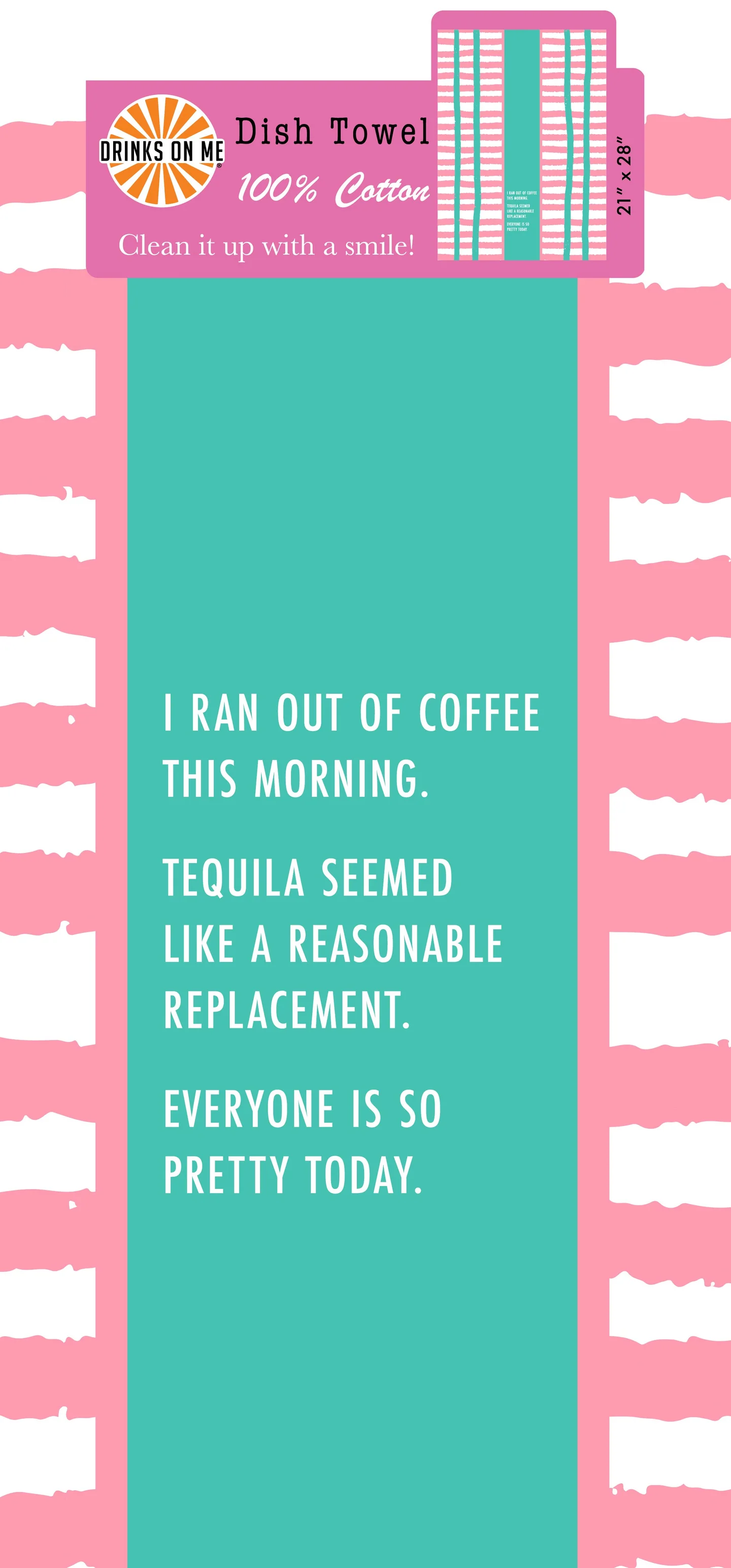 Kitchen Towel - Ran Out Of Coffee - hotRAGS.com