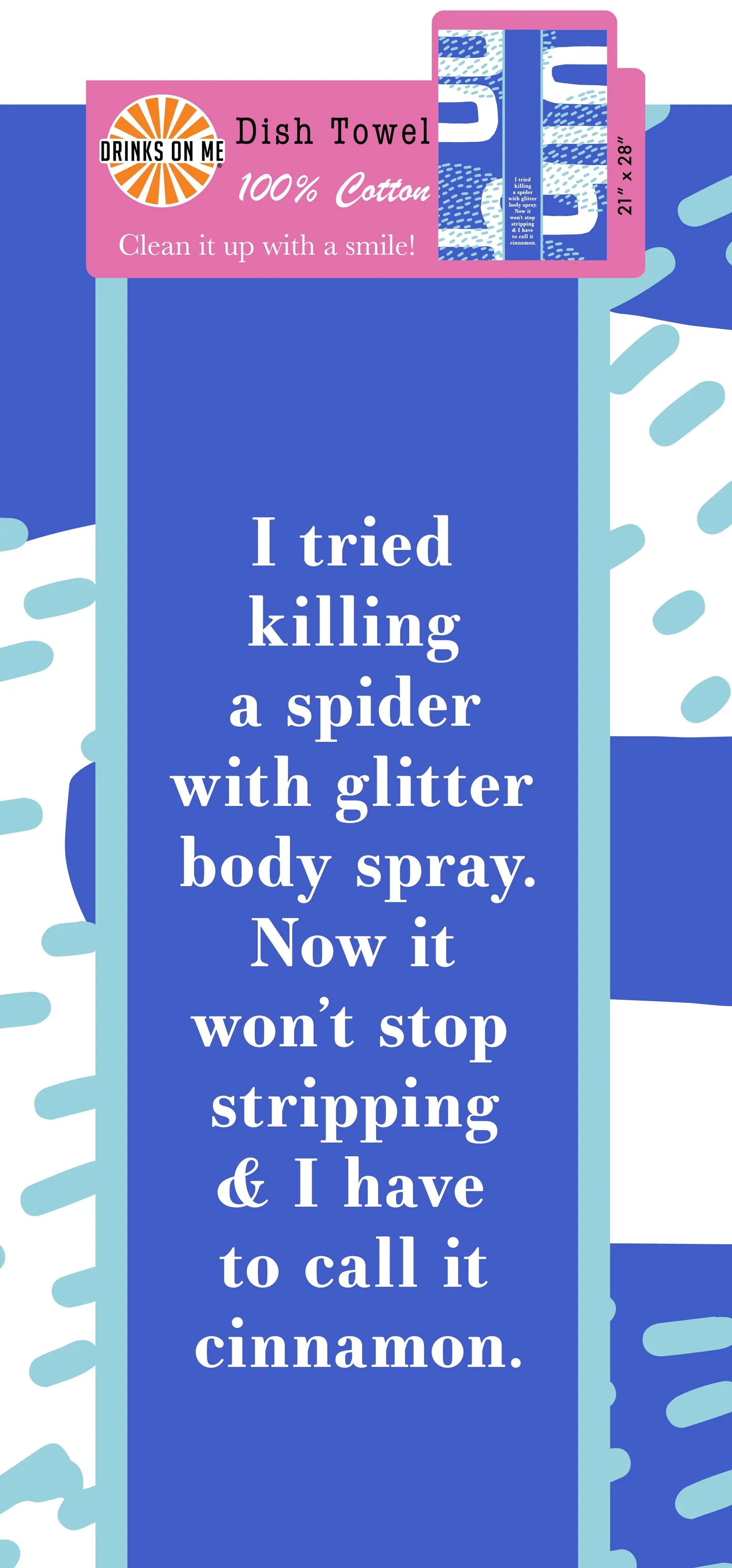 Kitchen Towel - Glitter Body Spray
