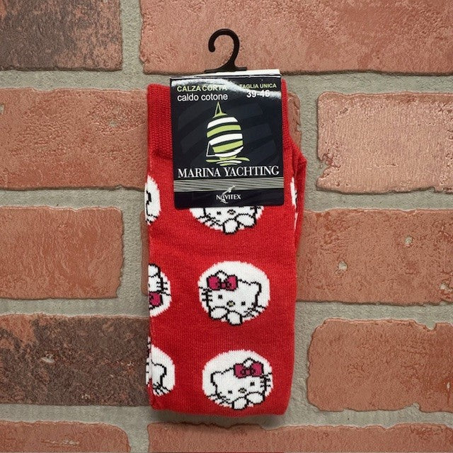 Socks - Hello Kitty Faces - Red - hotRAGS.com