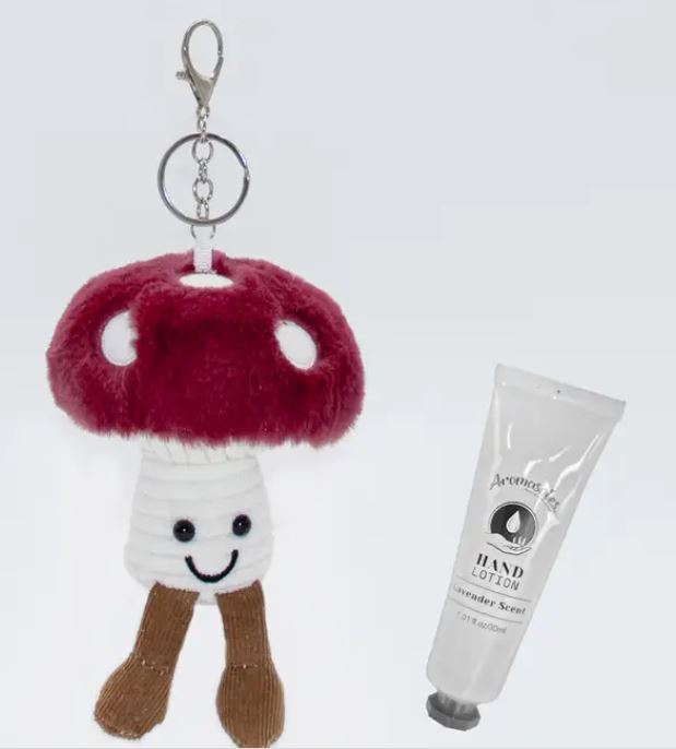 Keychain And Lotion - Mushroom Scented