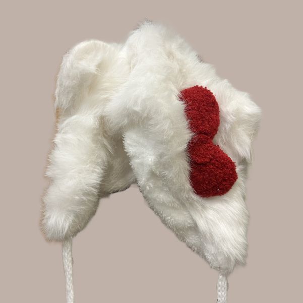 Hat - Sanrio Fuzzy Red Bow