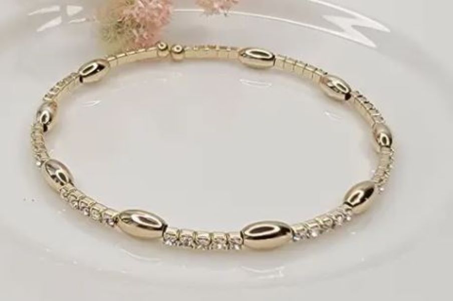 Bracelet - Oval Stacked Gold