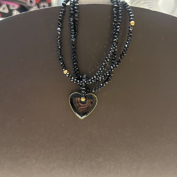 Bracelet - 3 Strand Crystal Heart