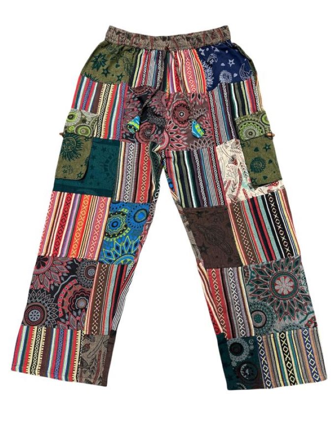 Pant - Patchwork With Stripes