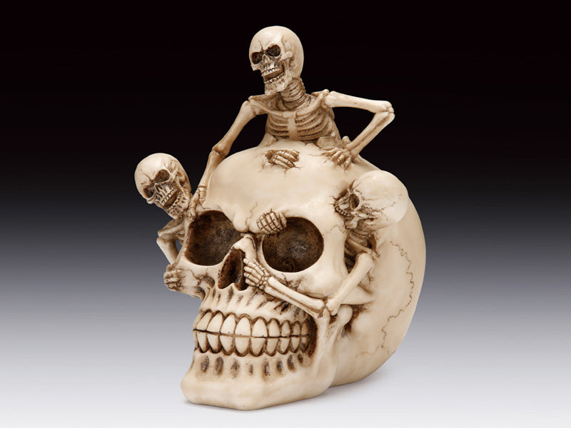 Statue - Skull Head Skeleton - hotRAGS.com
