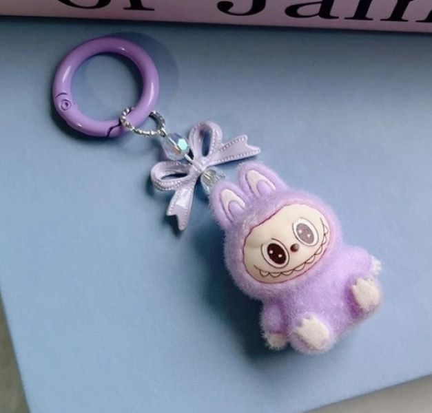 Keychain - Monster With Purple Bow