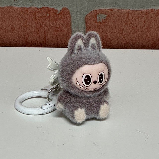 Keychain - Monster With Bow - Brown