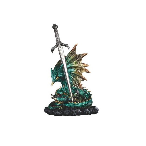 Figure - Dragon Guarding Sword - hotRAGS.com